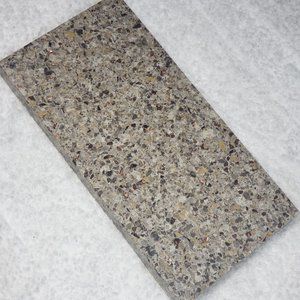Quartz Stone Cutting Board cheese sushi charcuterie tray 5x10 brown copper chip
